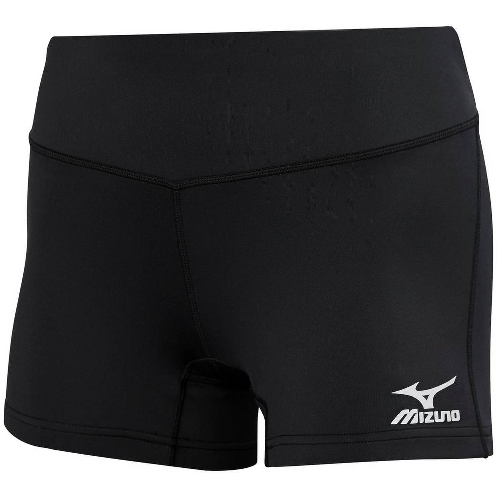 Mizuno Victory 3.5" Inseam - Bayan Şort - Siyah/Mavi Türkiye (SOVJNE-150)